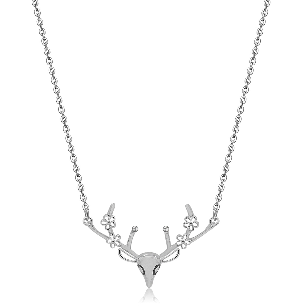 Delicate Deer Antler Necklace